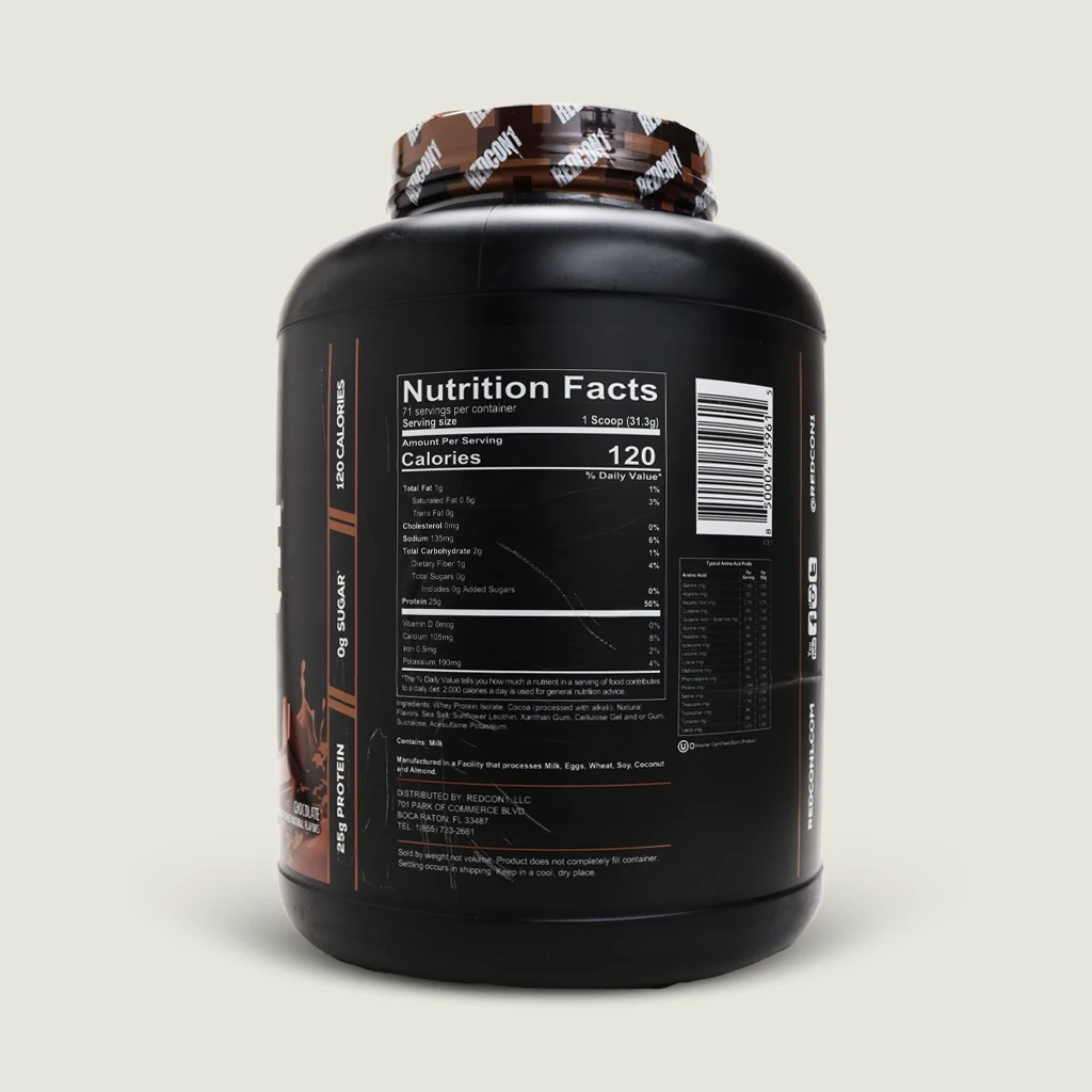 وی ایزوله ایزوتوپ ردکان1 | Redcon1 ISOTOPE 100 Whey Isolate 3 پروتئین وی ایزوله ردکان وان isotope طعم شکلاتی