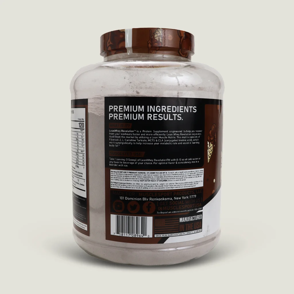 پروتئین لین وی (Iso-Hydro) ماسل اسپرت | Lean Whey MuscleSport 3 پروتئین لین وی muscle sport طعم بستنی شکلاتی