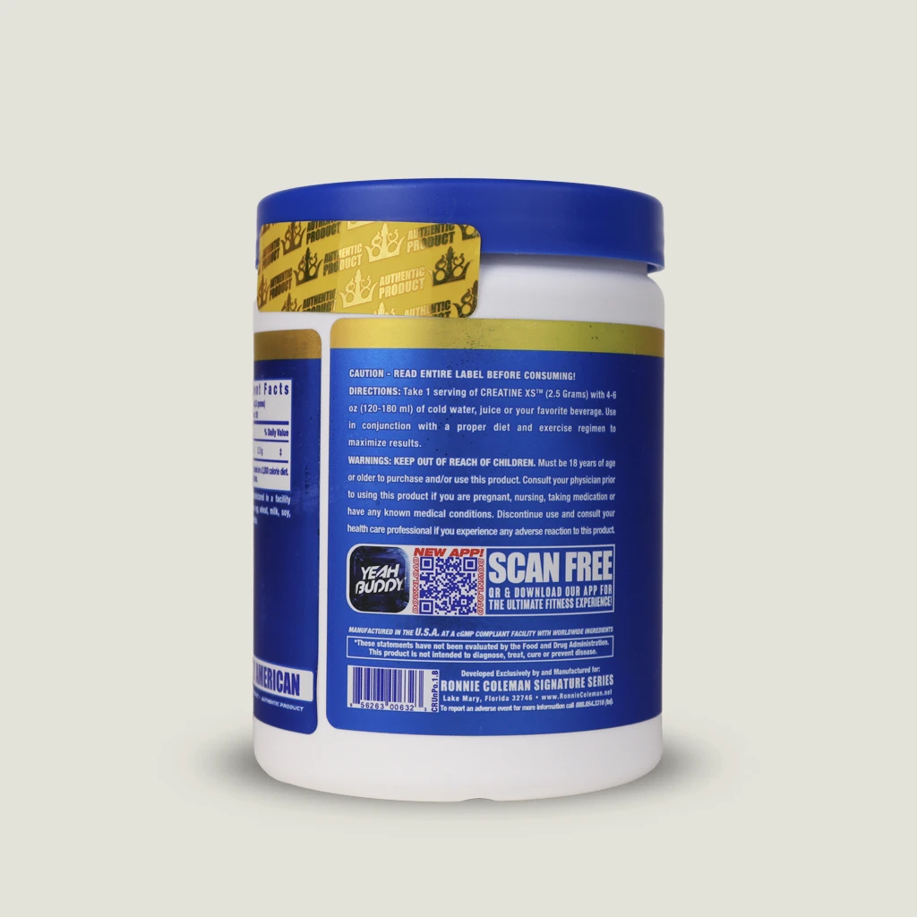 کراتین رونی کلمن ایکس اس (مونوهیدرات) بدون طعم | RC Monohydrate Creatine XS 4 کراتین RC-XS طرح جدید بدون طعم