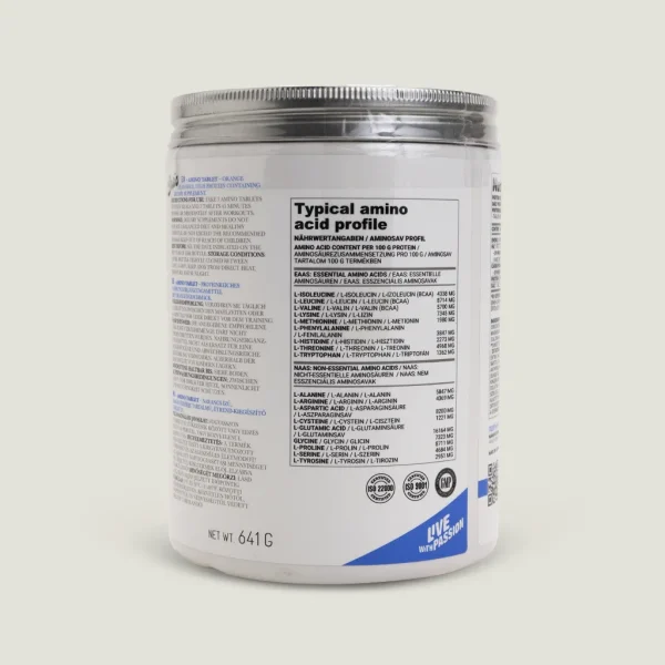 قرص آمینو ناتریورسام 350 عددی | Nutriversum Amino Tablet 3 پروفایل آمینو اسید قرص آمینو nutriversum