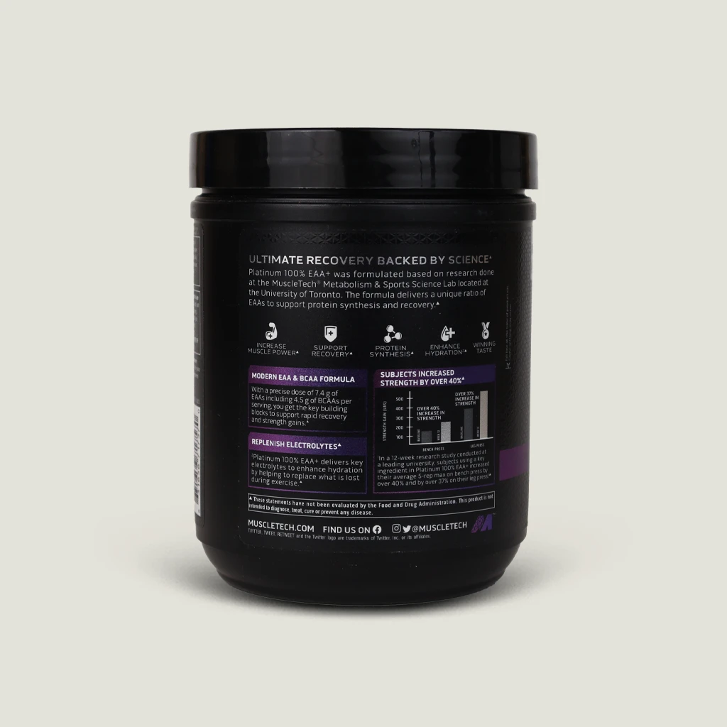 آمینو +EAA پلاتینوم ماسل تک | +Muscle Tech Platinum EAA 3 پودر امینو ایی ای ای برند ماسل تک