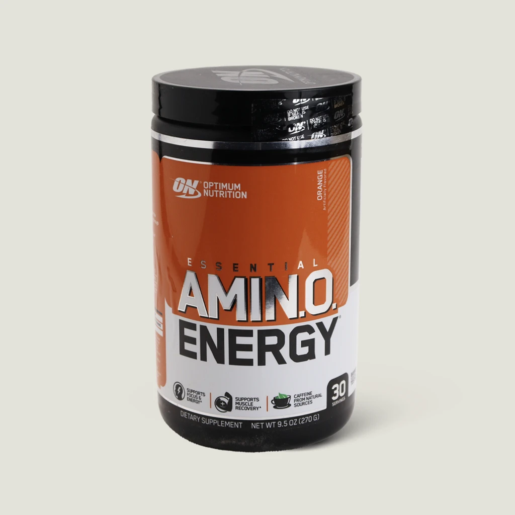 پودر آمینو انرژی (EAA) اپتیموم نوتریشن طعم دار | Optimum Nutrition Essential Amino Energy 5 amino energy اپتیموم طعم پرتغال 270گرم