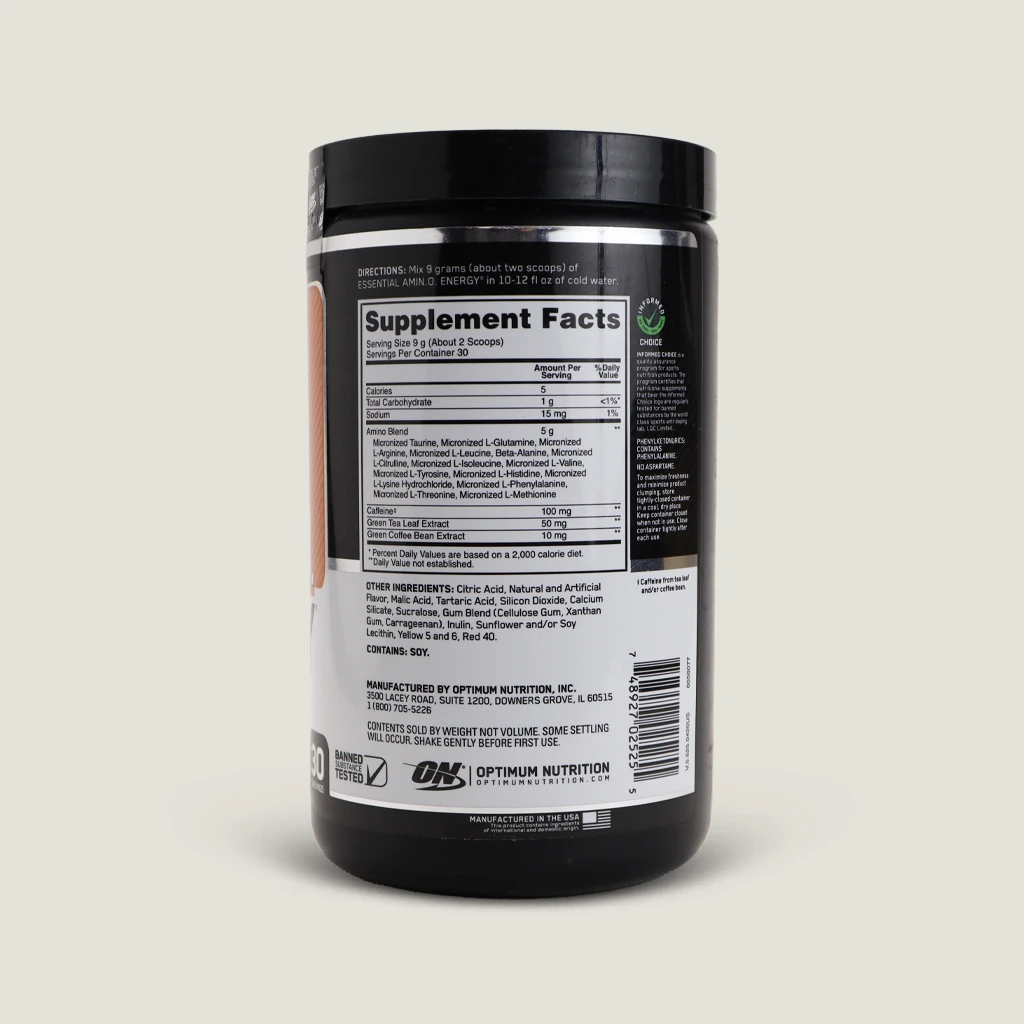پودر آمینو انرژی (EAA) اپتیموم نوتریشن طعم دار | Optimum Nutrition Essential Amino Energy 4 مکمل آمینو EAA انرژی اپتیموم نوتریشن