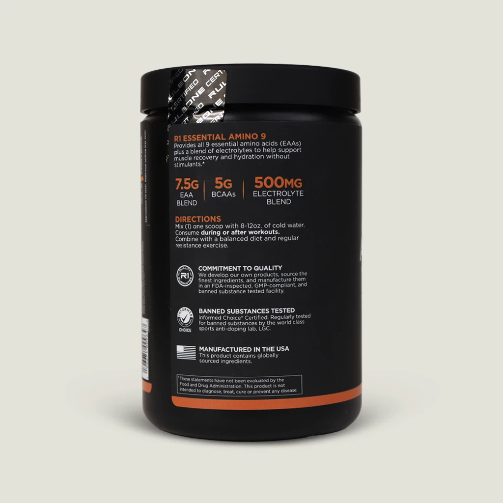 مکمل اسنشیال آمینو 9 رول وان | Rule One Essential Amino 9 (EAA) 4 ترکیبات آمینو 9 رول1