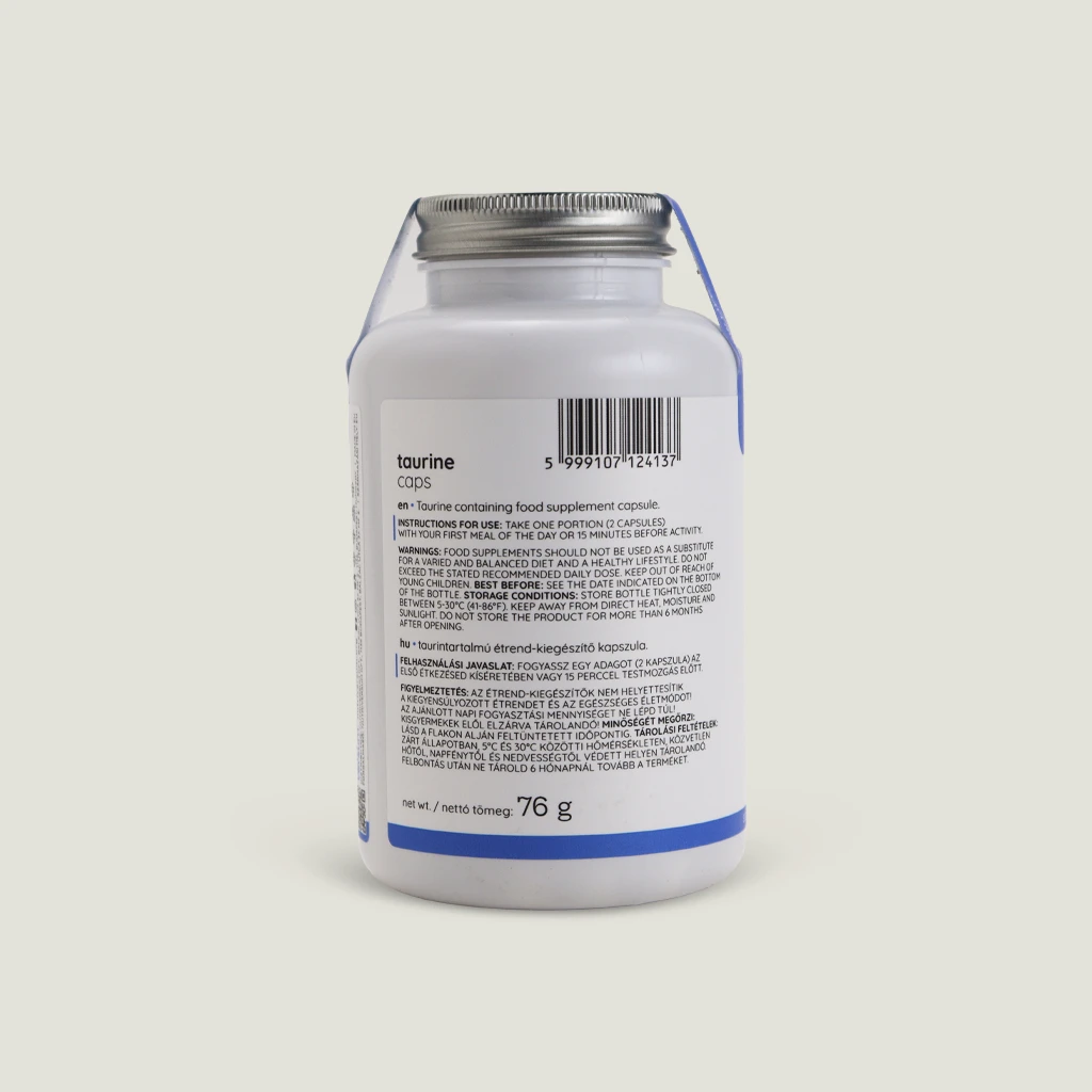 کپسول تائورین ناتریورسام 60 عددی | Nutriversum Taurine Caps 2 قرص تائورین ناتریورسام 60 عددی