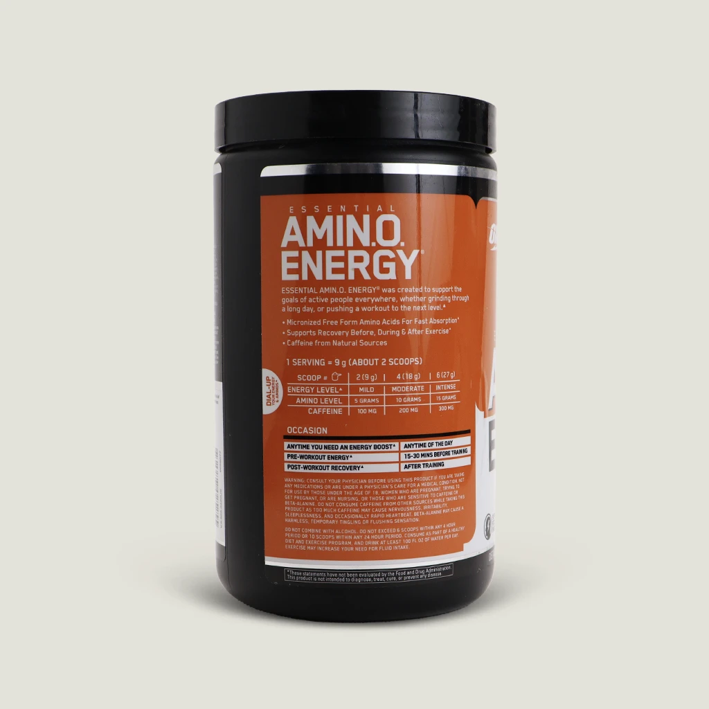 پودر آمینو انرژی (EAA) اپتیموم نوتریشن طعم دار | Optimum Nutrition Essential Amino Energy 6 Amino انرژی ON طعم پرتغال