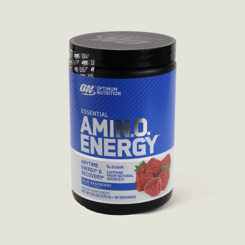 پودر آمینو انرژی (EAA) اپتیموم نوتریشن طعم دار | Optimum Nutrition Essential Amino Energy 7 آمینو انرژی اپتیمو ON طعم بلو رزبری 30سروینگ