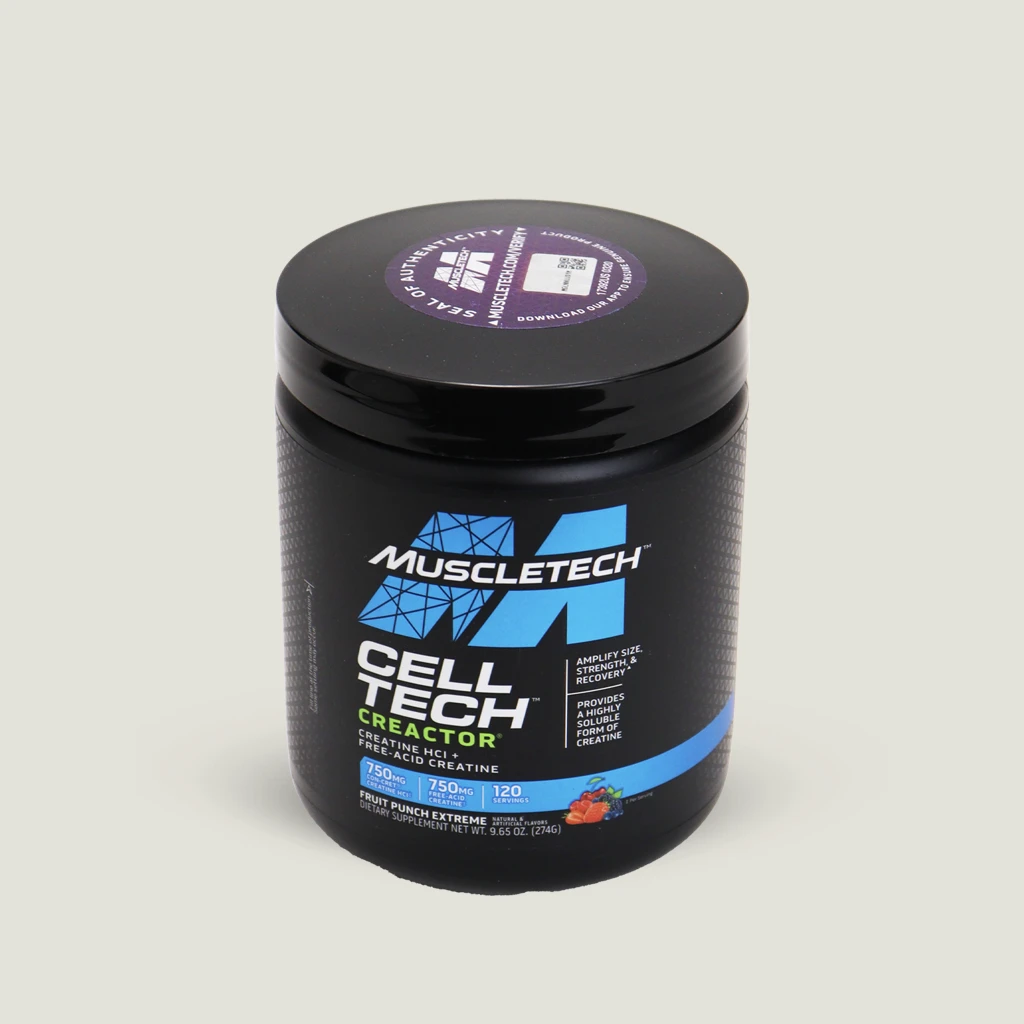 کراتین کرکتور سل تک ماسل تک | Muscletech Cell Tech Creactor Creatine 4 کراتین کرکتور ماسل تک طعم دار