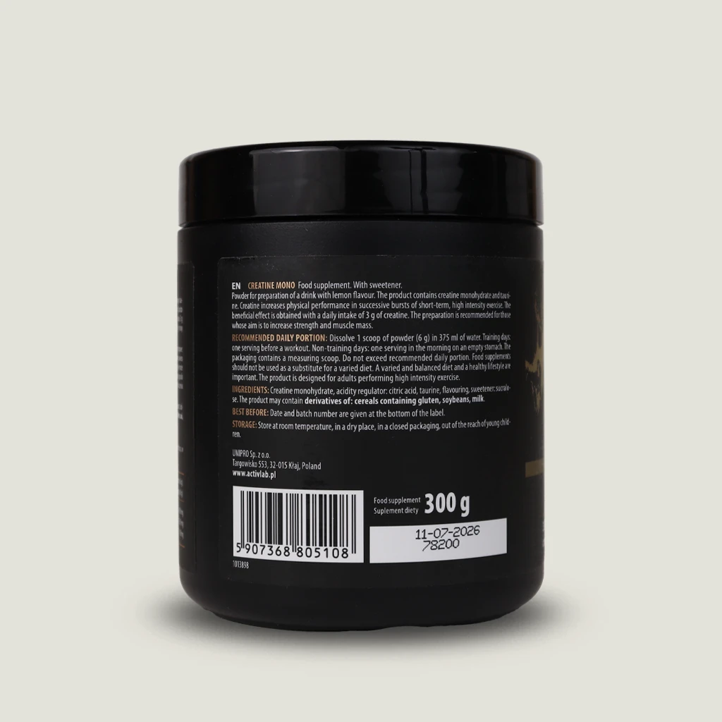 کراتین مونو هوریزون اکتیولب طعم دار | Activlab Mono Horizon Creatine 4 کراتین مونوهیدرات activlab طعم لیمو