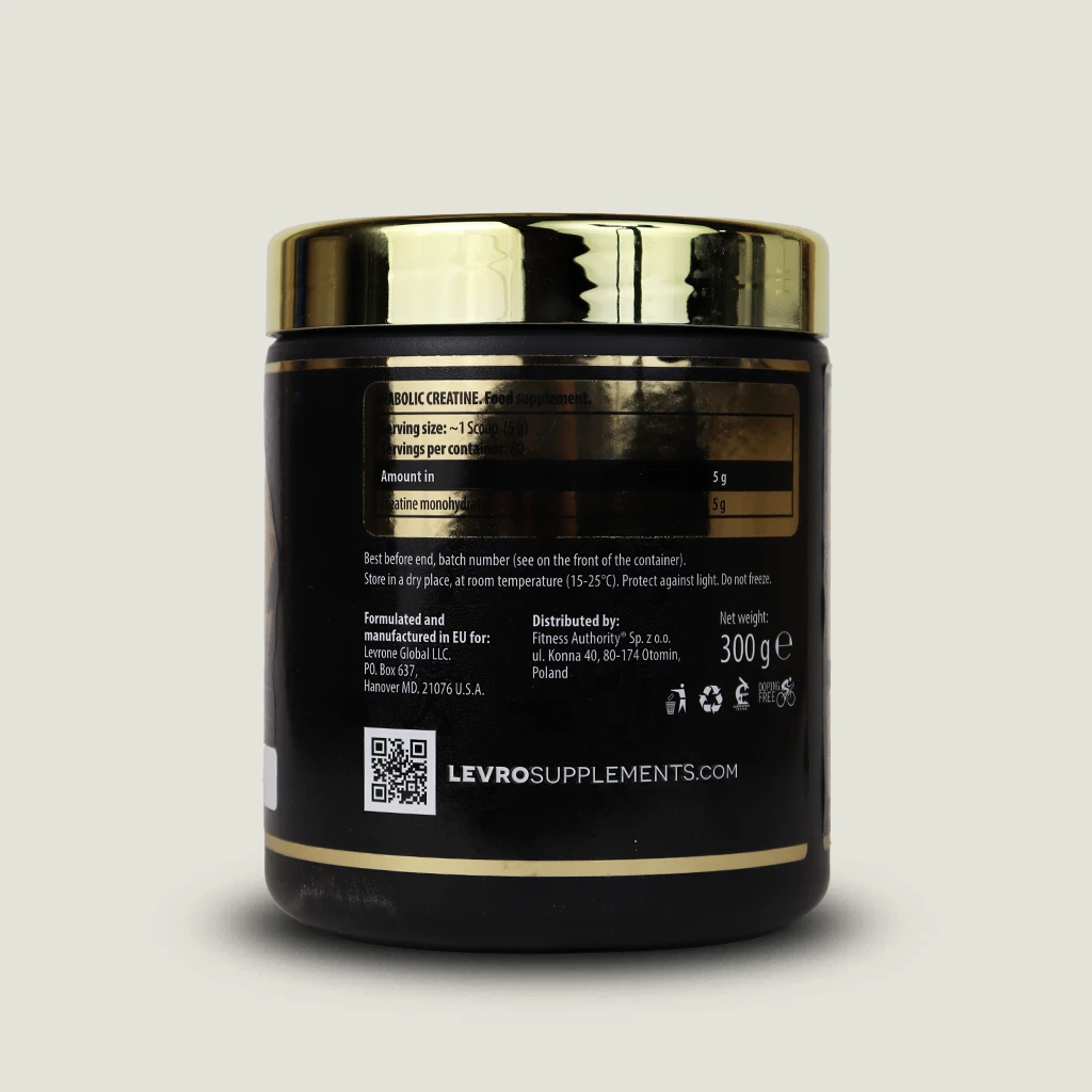 کراتین آنابولیک کوین لورون (مونوهیدرات) | Kevin levrone Anabolic Creatine Unflavored 3 کراتین آنابولیک کوین لورون بدون طعم 300گرم