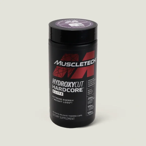 قرص چربی سوز هیدروکسیکات ماسلتک ۱۱۰ عددی | MuscleTech Hydroxycut Hardcore Elite 1 کپسول کاهش وزن هیدروکسیکات هاردکور الایت ماسلتک