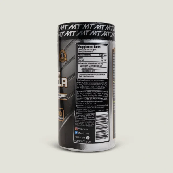 مکمل سی ال ای پلاتینیوم پیور (خالص) ماسل تک | Muscle Tech Platinum 100 Pure Cla 1 ارزش غذایی سی ال ای پیور ماسلتک