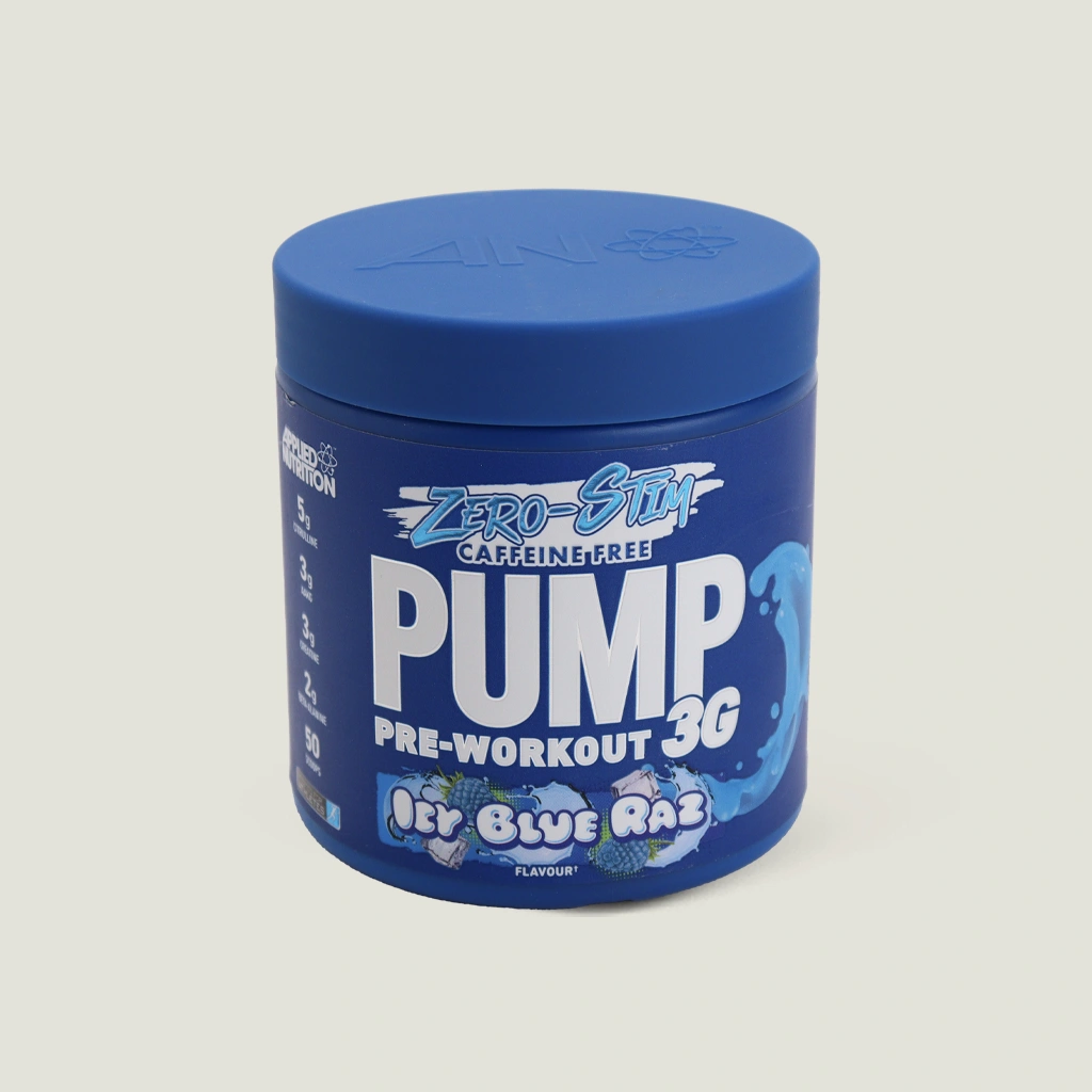 پودر پمپ برند applied nutrition طعم ice blue raz