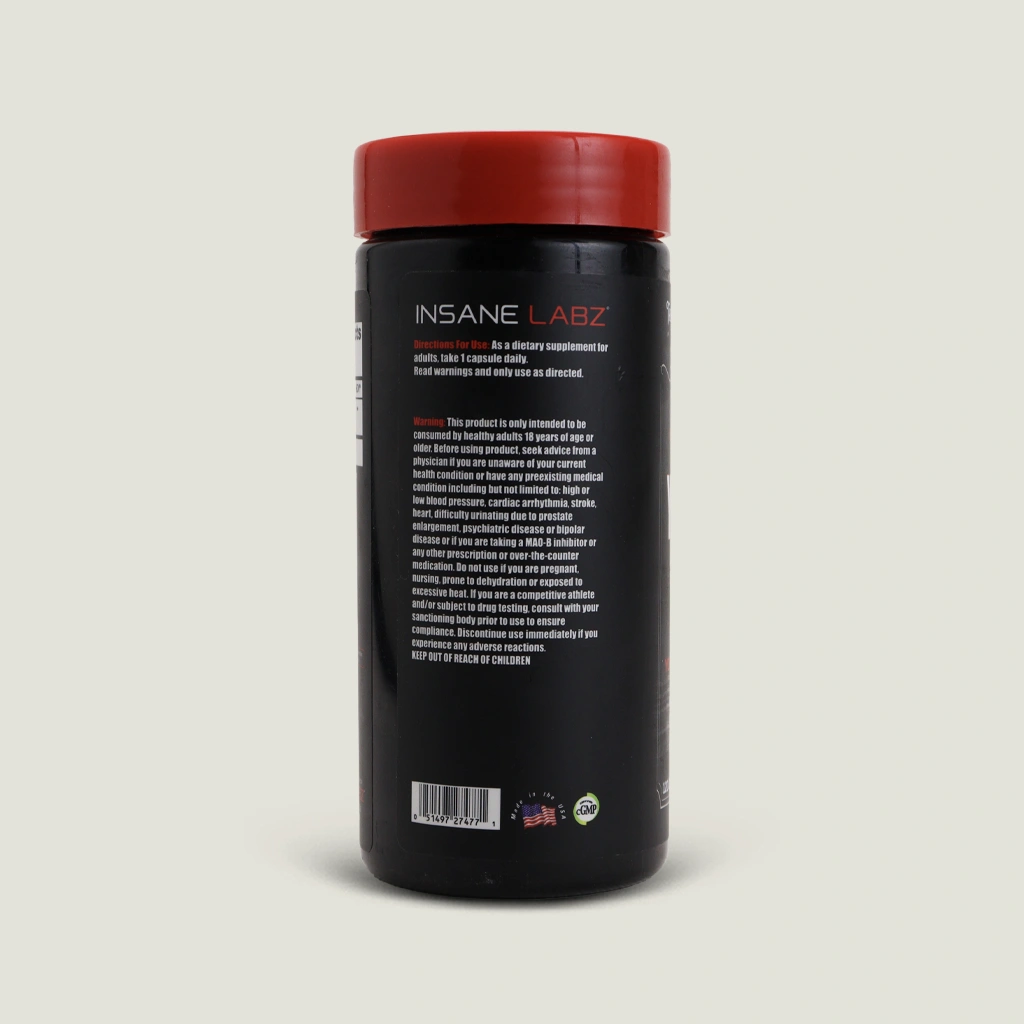 قرص چربی سوز یوهمبین insane labz 120 عددی