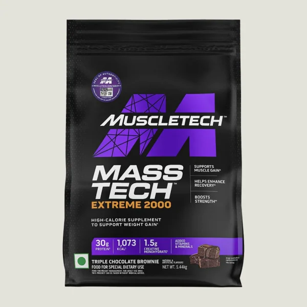 گینر مس تک اکستریم ۲۰۰۰ ماسلتک | MuscleTech Mass Tech Extreme 2000 1 گینر مس تک اکستریم 2000 ماسل تک 5.4 کیلو