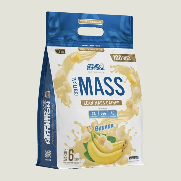 لین مس گینر کرتیکال اپلاید نوتریشن | Applied Nutrition Lean Mass Gainer Critical 3 گینر کالری پایین اپلاید 6 کیلویی