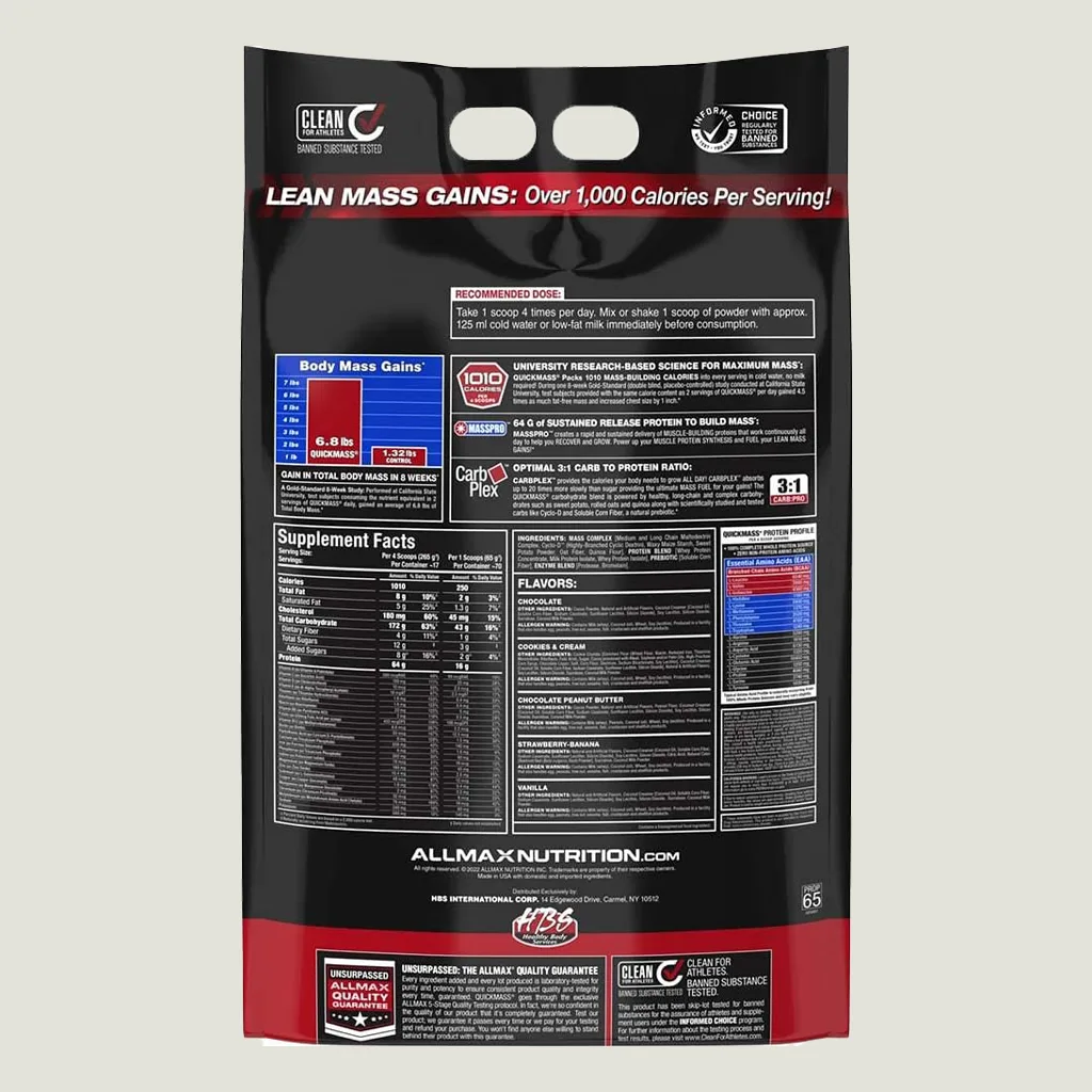 qiuck mass allmax 5.4 kg