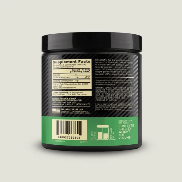 پودر کراتین مونوهیدرات میکرونایز اپتیموم نوتریشن | ON Micronized Creatine 7 کراتین مونوهیدرات اپتیموم طعم لیموناد بلوبری