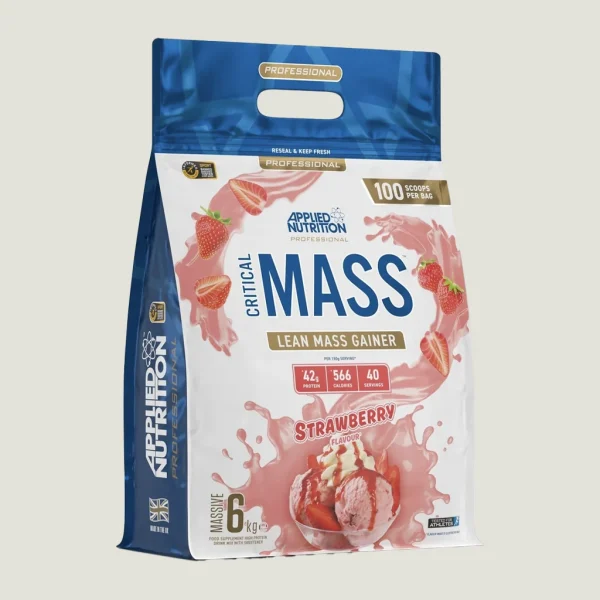 لین مس گینر کرتیکال اپلاید نوتریشن | Applied Nutrition Lean Mass Gainer Critical 2 لین مس اپلاید 6 کیلو توت فرنگی
