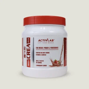 کراتین مگا کریا پلاس اکتیولب 300 گرمی با طعم توت فرنگی