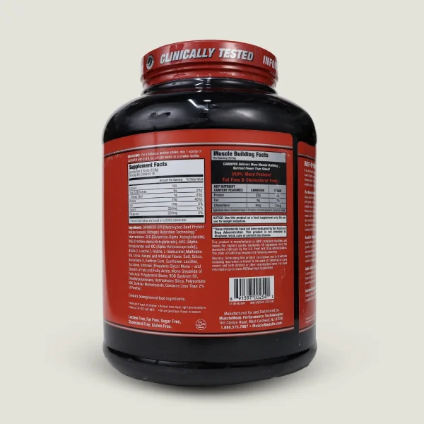 پروتئین بیف کارنیور ماسلمدز | Carnivor Beef Protein Isolate 1.8kg 2 وی پروتئین بیف ایزوله ماسل مدز