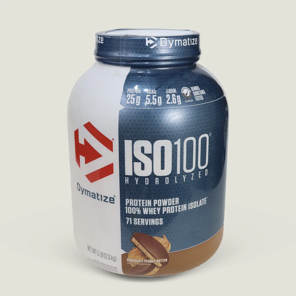 پروتئین ایزوله دایماتیز 2.3 کیلو | ISO100 Hydrolyzed Whey Protein Isolate 2 وی ایزو 100 دایماتیز اورجینال 71 سروینگ