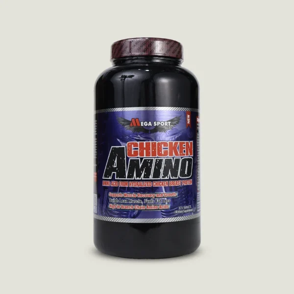 Mega-Sport-Chicken-Amino-325-Tablets-Hydrolyzed-Chicken-Protein مکمل آمینو چیکن Mega Sport با ۳۲۵ قرص از پروتئین مرغ