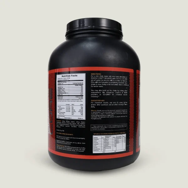 پروتئین ایزو-وی ماسل کور (ISO-WHEY) – ایزوله و هیدرولیزه 2 مکمل ماسل کور ایزو وی عضله ساز خالص 77 سروینگ باکیفیت