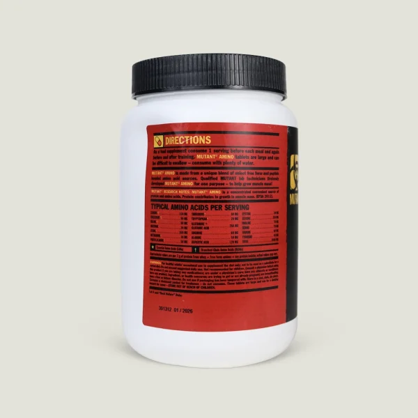 قرص آمینو موتانت (Mutant Amino) ۶۰۰ عددی 2 مکمل اورجینال موتانت Amino برای ورزشکاران
