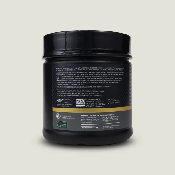 پمپ پرفورمنس اپتیموم نوتریشن | Optimum Nutrition Performance Pre-Workout 3 پمپ ON
