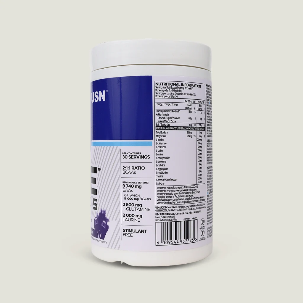 تصویر آمینو اسید USN Nine Aminos برای ورزشکاران حرفه‌ای