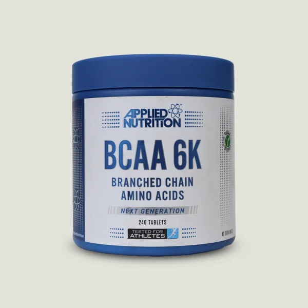 bcaa-6k-اپلاید-نوتریشن-240عددی مکمل BCAA اصلی Applied Nutrition با ۶۰۰۰mg در هر وعده