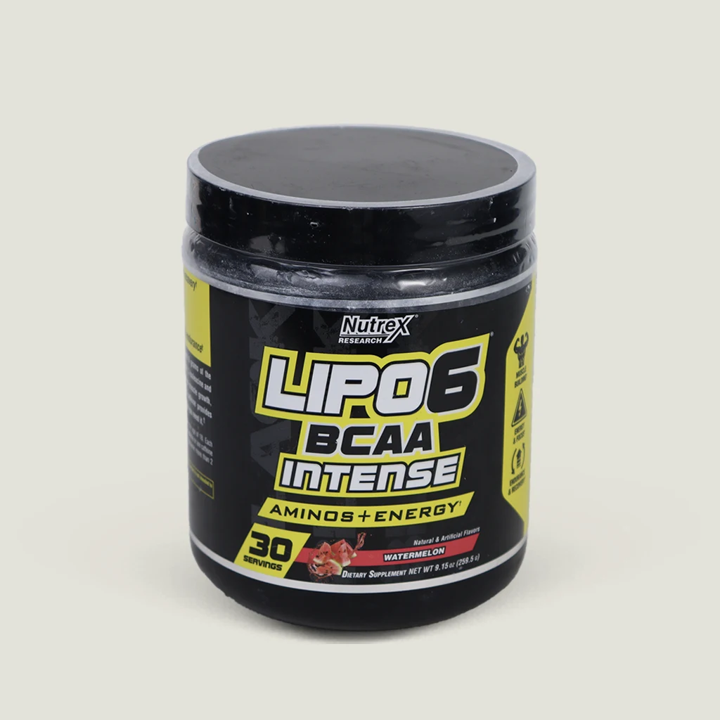 مکمل BCAA اصلی Nutrex LIPO-6 Intense با طعم هندوانه