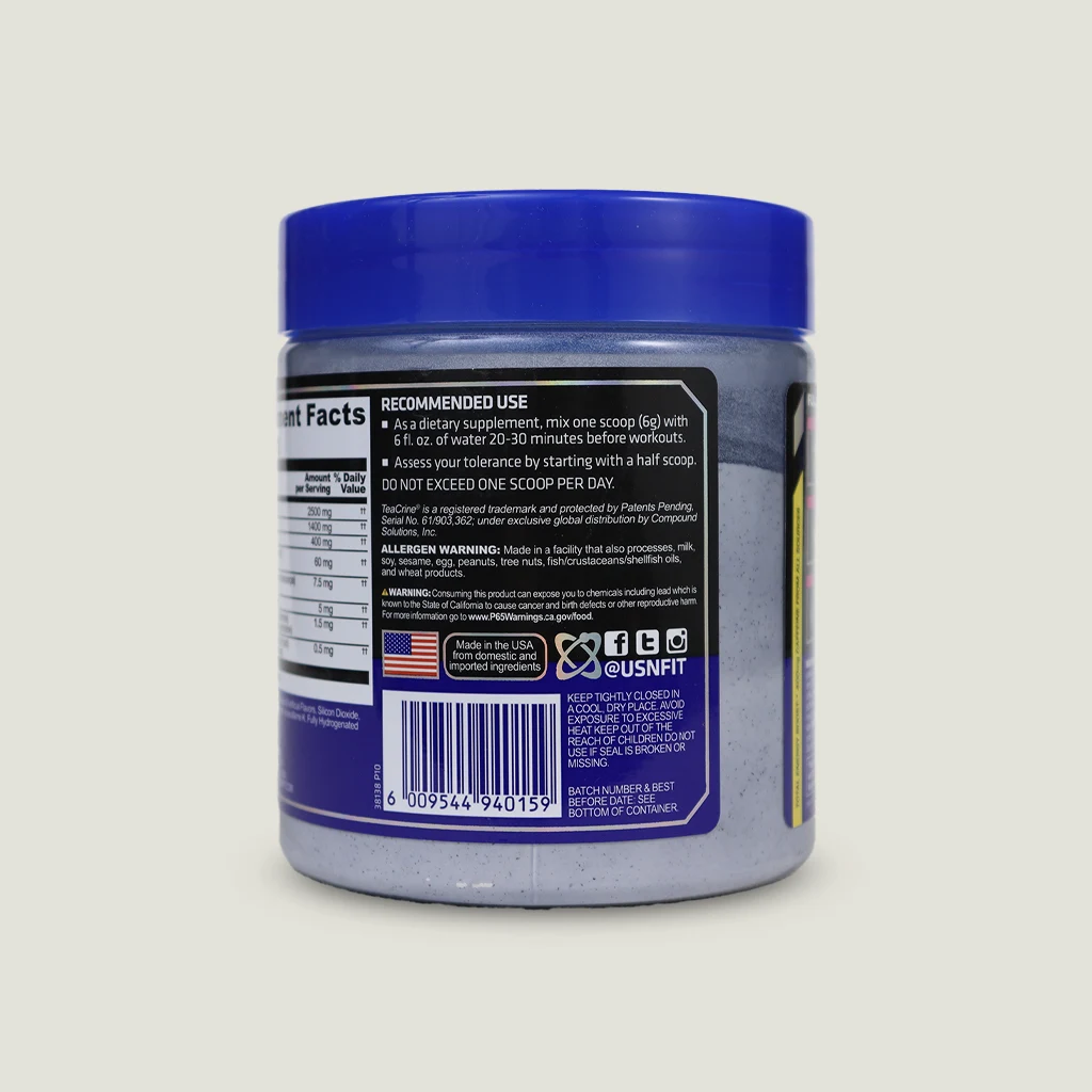 پمپ 3xt مکس انرژی یو اس ان | USN 3XT Max Energy Pre-Workout 3 USN 3XT Max Energy Pre-Workout 180g Fruit Punch Flavor