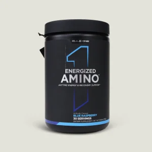 energized amino rule one blue raspberry flavour 30 serv