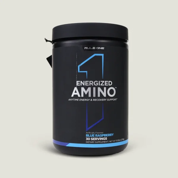 energized amino rule one blue raspberry flavour 30 serv