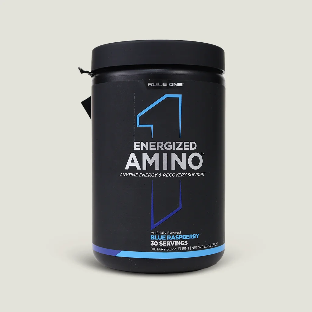energized amino rule one blue raspberry flavour 30 serv