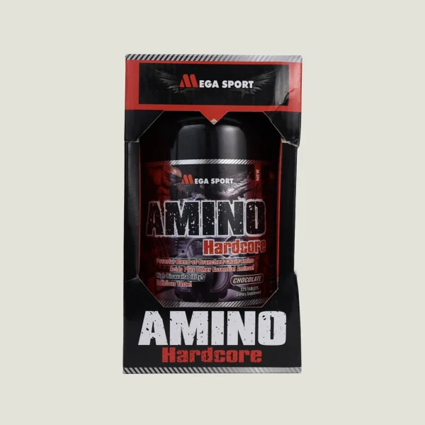 قرص آمینو هاردکور مگا اسپرت | Mega Sport Amino Hardcore 1 آمینو اسید جویدنی مگا اسپرت برای ریکاوری و افزایش استقامت