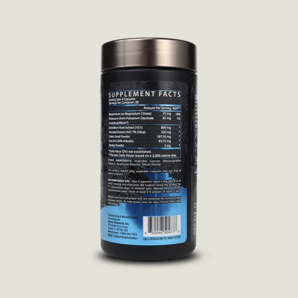 لیپو-6 دیورتیک ناترکس 80 کپسول | Nutrex Research LIPO-6 Diuretic 1 تصویر چربی سوز Nutrex با ترکیبات گیاهی و کیفیت بالا