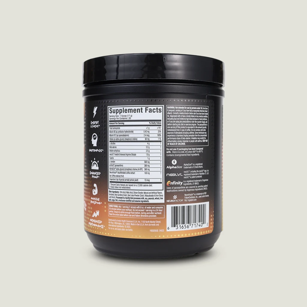 پمپ یوفوریک ماسل تک لیمیتد ادیشن | Muscletech EUPHORIQ Pre-Workout 1 پری ورک اوت یوفوریک با ترکیبات نوتروپیک برای تمرکز ذهنی