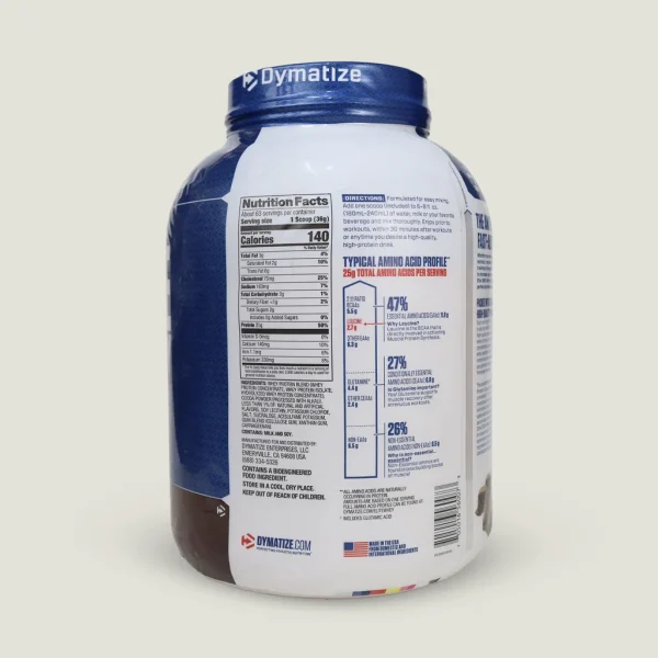 پروتئین الایت دایماتیز | Elite 100% Whey Dymatize 2 دایماتیز Elite 100% Whey طعم شکلاتی 2.3 کیلو