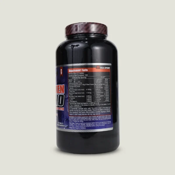 آمینو چیکن مگا اسپرت 325 تایی | Mega Sport Chicken Amino 3 ارزش غذایی آمینو چیکن مگا اسپرت
