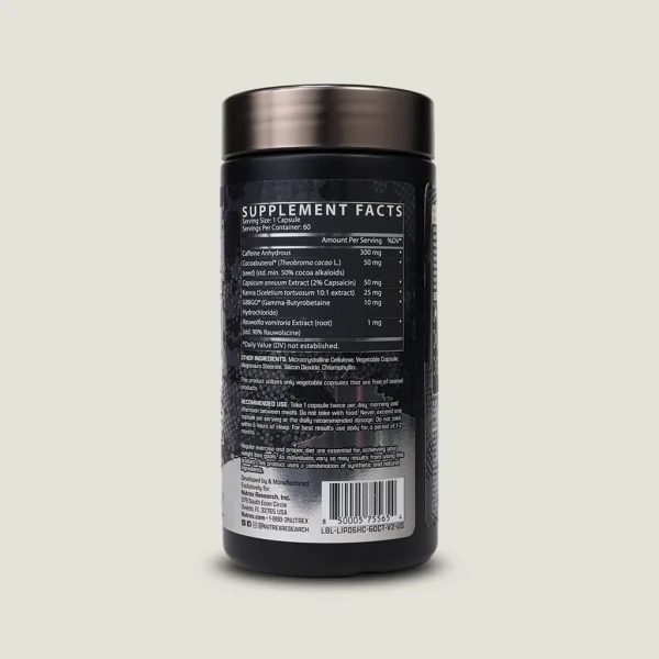 کپسول لیپو سیکس هاردکور ناترکس 60 تایی | Nutrex LIPO-6 Hardcore 2 کپسول LIPO-6 Hardcore برای سوزاندن چربی بدون آسیب به عضلات