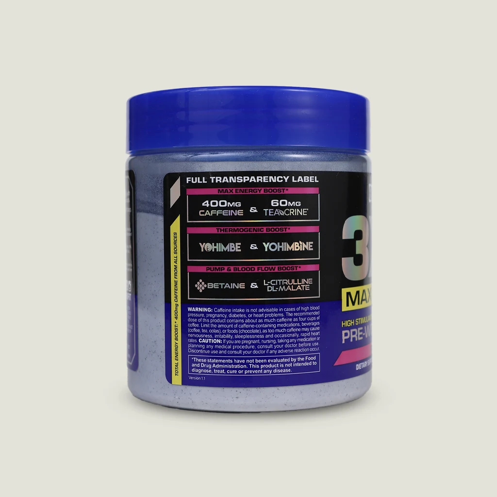 پمپ 3xt مکس انرژی یو اس ان | USN 3XT Max Energy Pre-Workout 2 پمپ مکس انرژی تری ایکس تی USN با ویژگیهای ترموژنیک و افزایش عملکرد