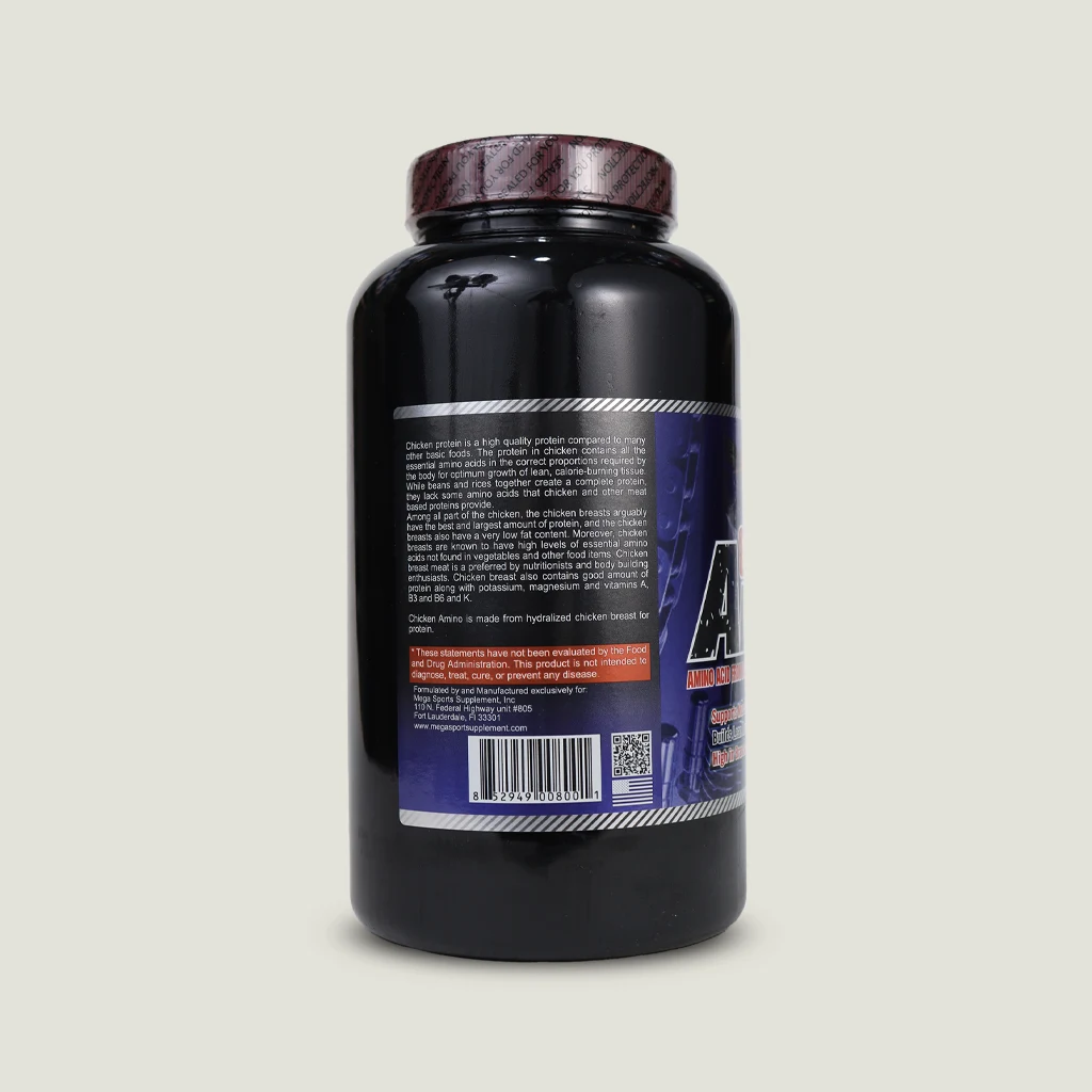 مکمل آمینو Mega Sport با پروتئین سینه مرغ و کیفیت بالا