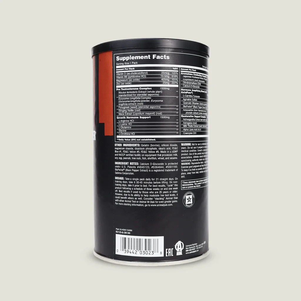 انیمال پمپ (یونیورسال) | Animal Pump All-in-1 Pre-Workout Pill Packs 1 انیمال استک ۲۱ پک برای رشد عضلات و افزایش قدرت