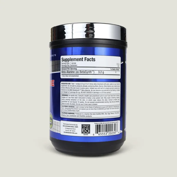 بتا آلانین اسنشالز آلمکس 400گرم | ALLMAX ESSENTIALS Beta Alanine 2 بتاآلانین آلمکس نوتریشن 400 گرم پودری
