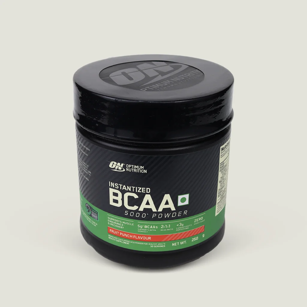 پودر BCAA اپتیموم نوتریشن ۲۵۰ گرمی با ۳۰ سروینگ