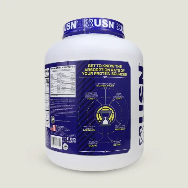پروتئین وی پریمیوم پلاس یو اس ان | USN Premium Premium Plus 5 پودر پروتئین وی پلاس یو اس ان طعم شکلاتی