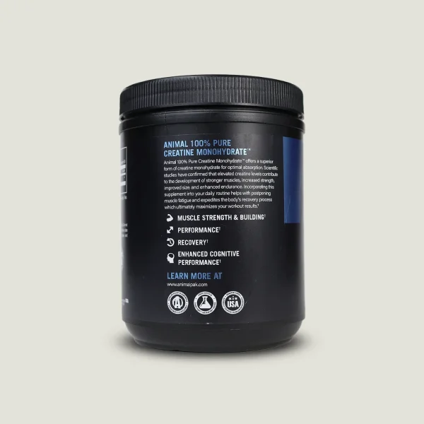 کراتین انیمال یونیورسال 300گرم | Animal 100% Pure Creatine Monohydrate 2 کراتین مونوهیدرات پودری یونیورسال انیمال